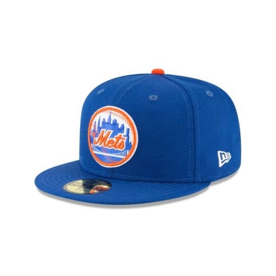 Blue New York Mets Hat - New Era MLB 1962 Cooperstown Wool 59FIFTY Fitted Caps USA4532891